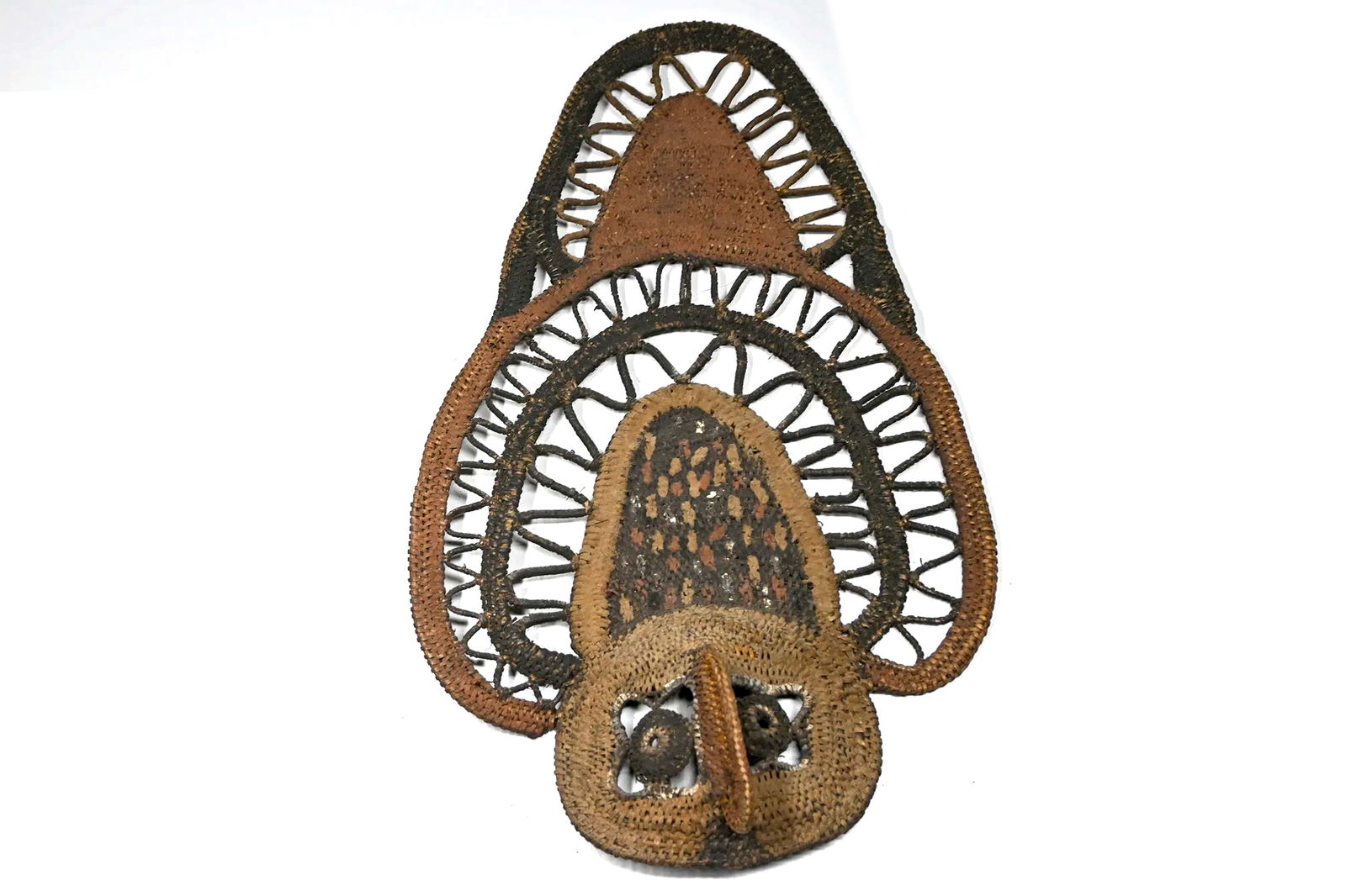 Papua New Guinea, Vintage Mid 20th Century, Abelam Yam Mask Collected In The East Sepik Province (1 of 3)