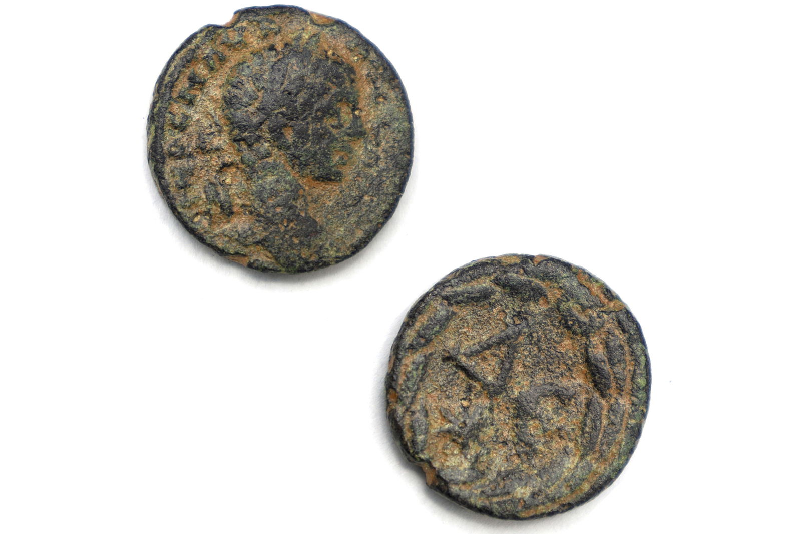 Ancient Roman Empire Coin, 3rd Century AD, Emperor Elagabalus Copper Coin Delta Epsilon, Numismatics (1 of 3)