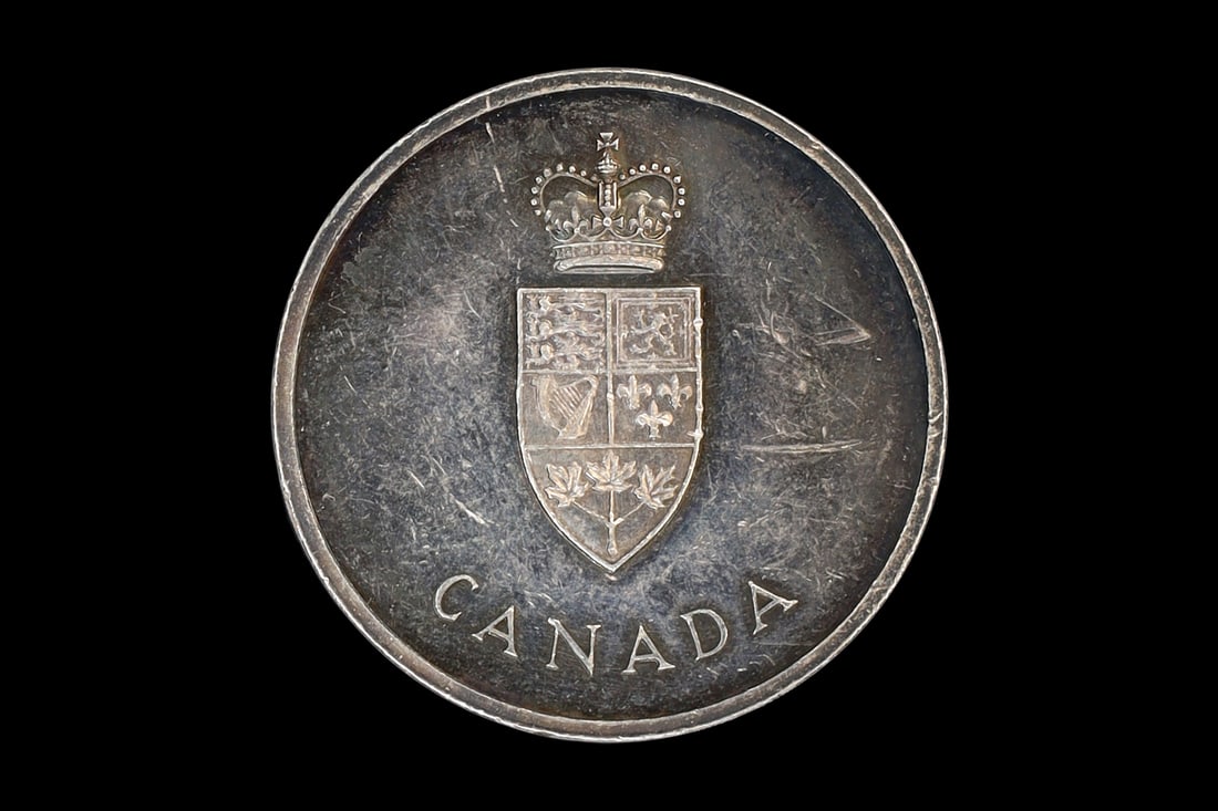 1967 Canada Confederation Centennial Medal, Silver 999 Grade, Royal Canadian Mint of Ottawa - 3