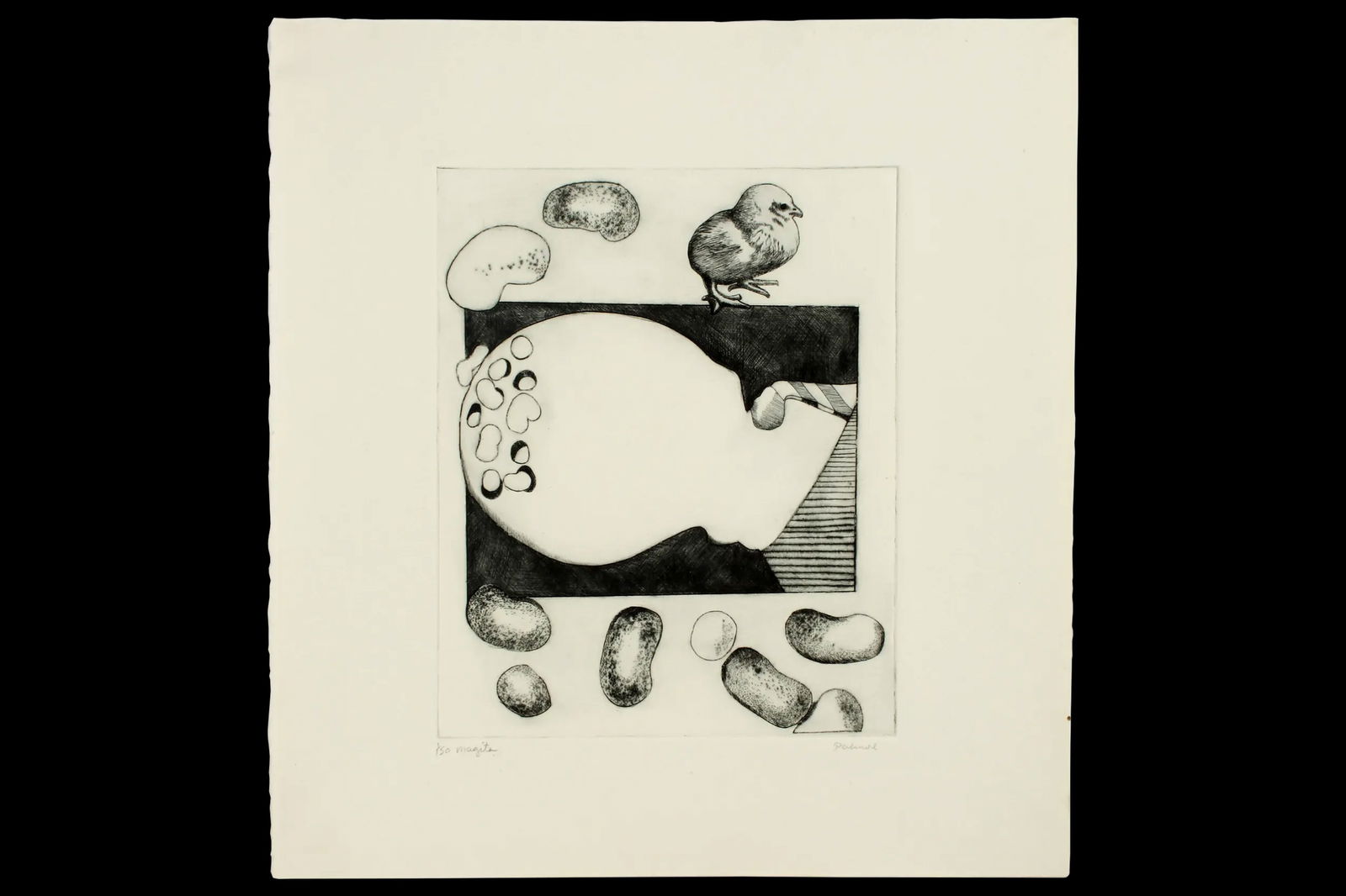 Tom Palmore. MAGITA, Etching On Wove Paper. Surrealist Contemporary Art, Hand Signed With Pencil: Tom Palmore. American Artist, Born in 1945. MAGITA, Etching On Wove Paper. Surrealist Contemporary Art, Hand Signed With Pencil Tom Palmore. American Artist, Born in 1945. Magita, Etching On Wove Pape