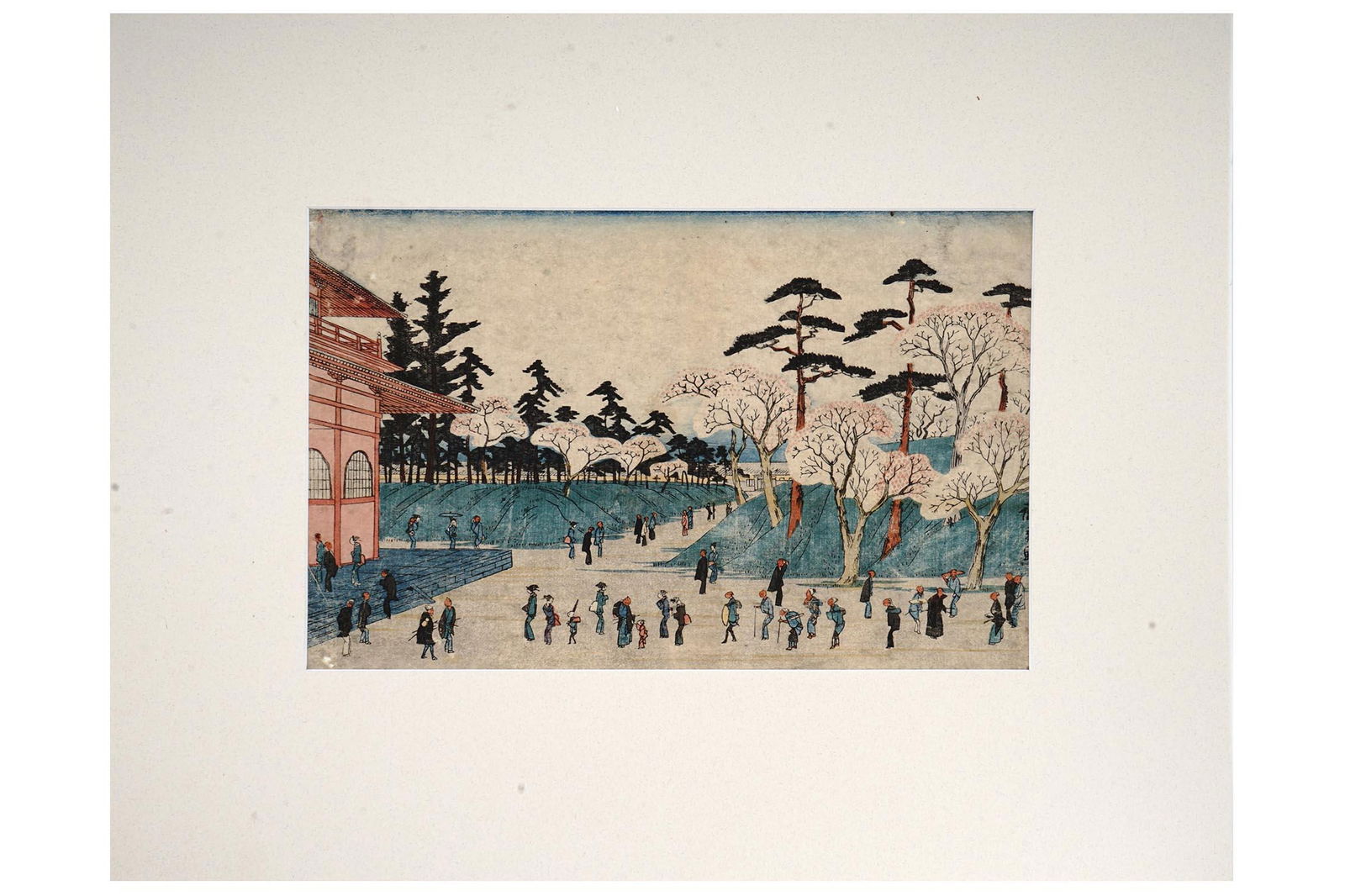 Utagawa Kunisada, Central, Right Panels Of The Triptych Oban Tate-e, Samurai And Seven Men (1 of 4)