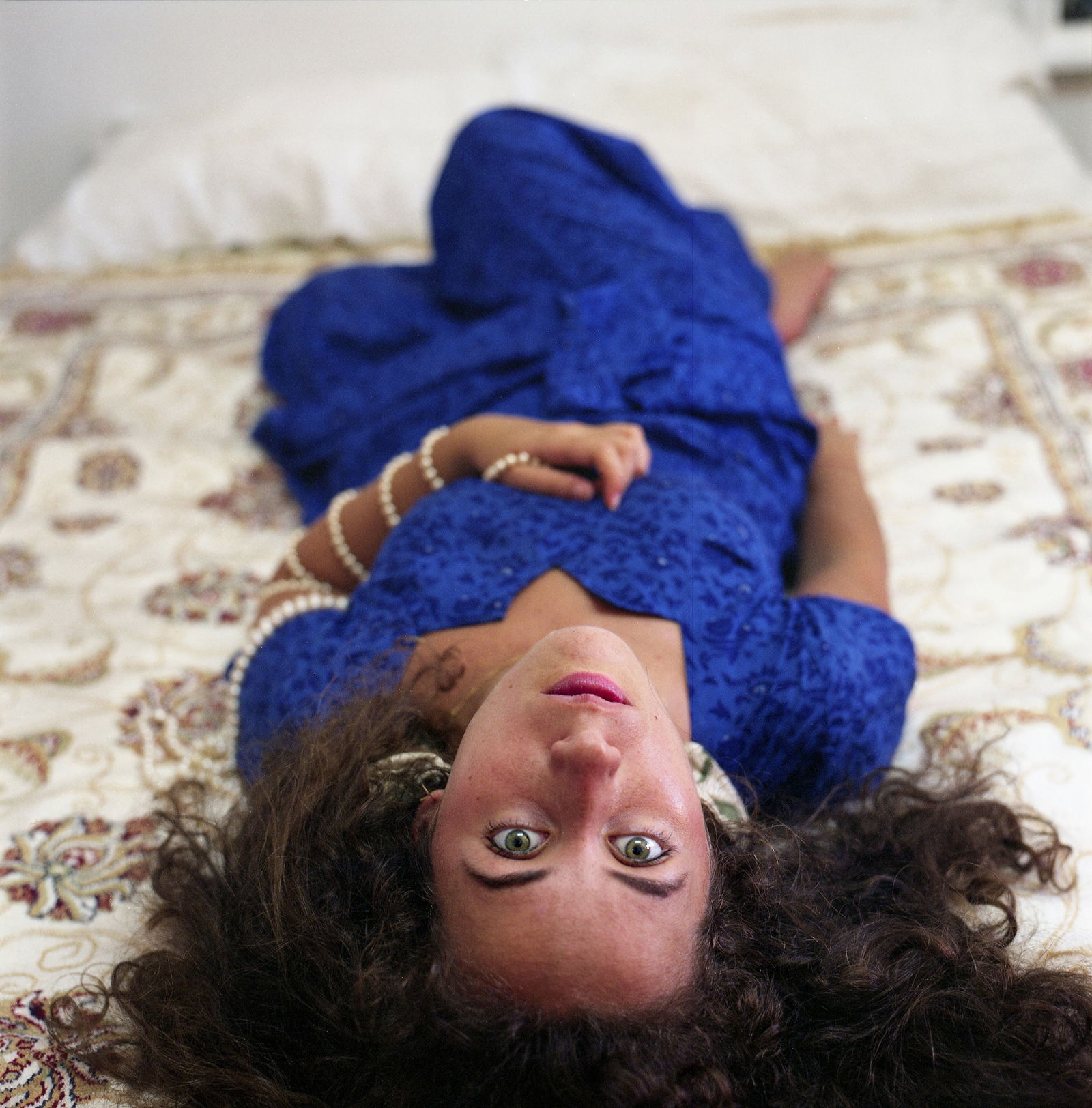 Jaffo, Tel Aviv, Hasselblad Photo Print 24 x 24 in, Signed, Israeli Contemporary Artist Naama Sarid: Title: A Fragrance Of Love And Beauty Is Exhaled From Your Branches. Enrique Gil Y Carrasco. Tel Aviv, Israel 2012. Hasselblad camera, 100iso Color Film. Color Medium Format Analogue Photography, Isra