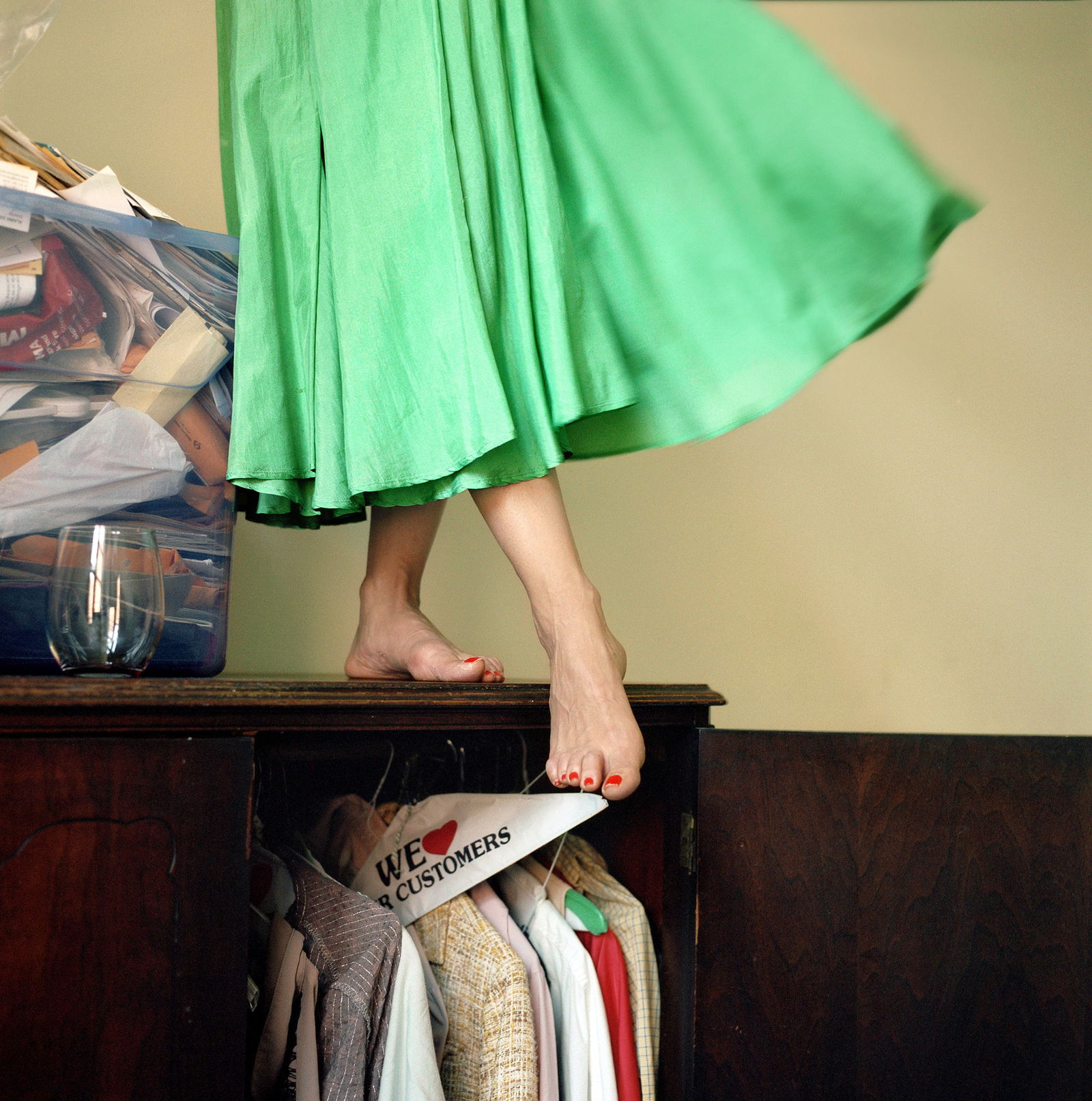 Manhattan NYC, Hasselblad Photo Print 24 x 24 in, Signed, Israeli Contemporary Artist Naama Sarid (1 of 1)