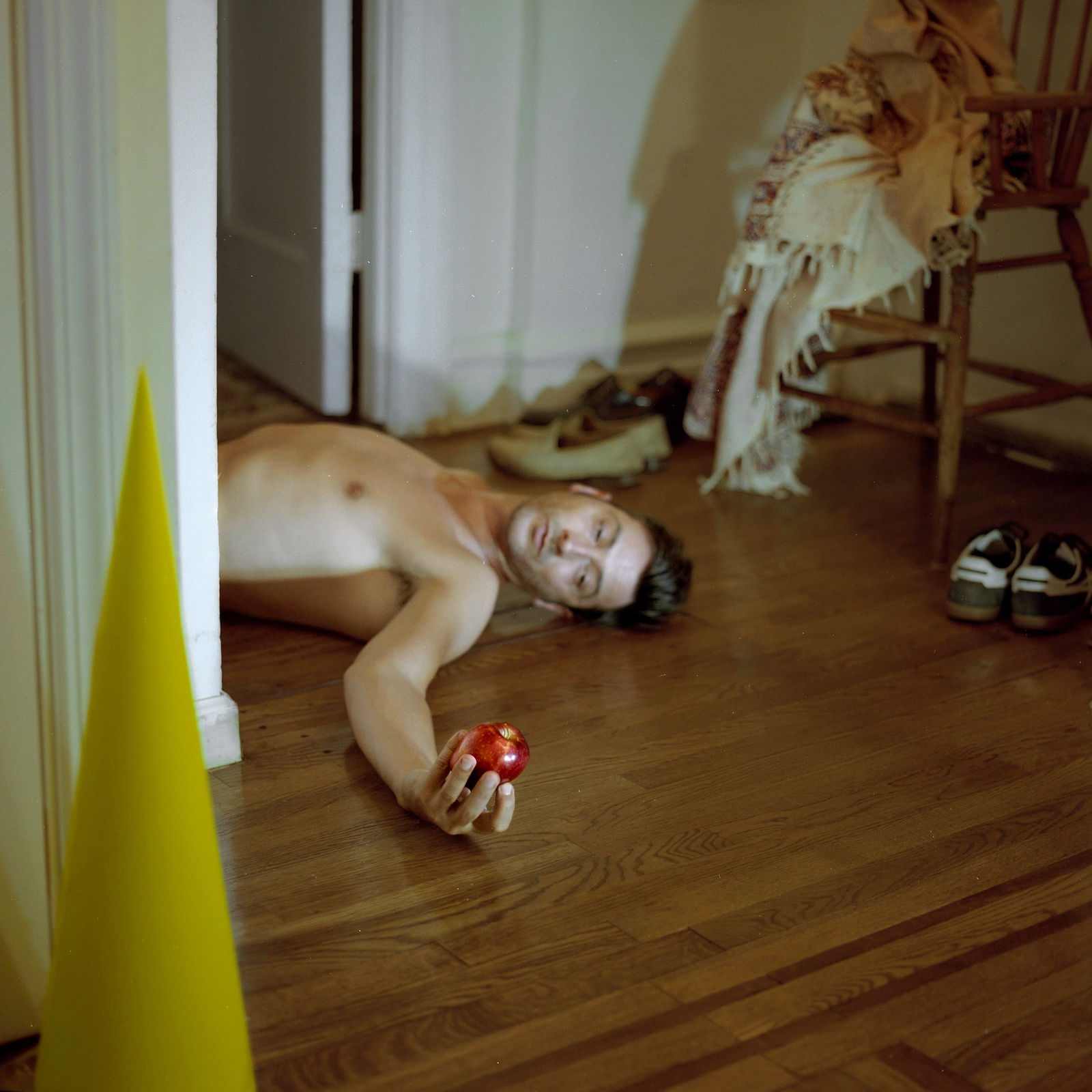 New York City, Hasselblad Analogue Photography Print 24 x 24 inches, Cuban Artist Conrado Maleta: Tittle: The Capitulation Of Our Prophet Adam. New York 2017. Color Medium Format Analogue Photo Prints. Contemporary Conceptual Cuban Art, Arte Cubano Contemporaneo. Vintage Hasselblad 500C, Conrado M