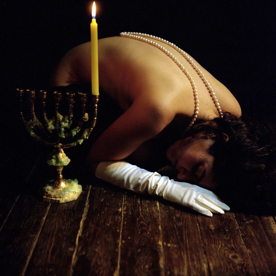 Madrid, Spain, Lubitel Analogue Photography Print 24 x 24 inches, Cuban Artist Conrado Maleta: Tittle: Queen Esther Lamentations According To The Genuine Veridic Megillat Esther Found In Susa Persia. Apocripha Megillat Esther. Malasana, Madrid Spain, 2009. Color Medium Format Analogue Photo Pri