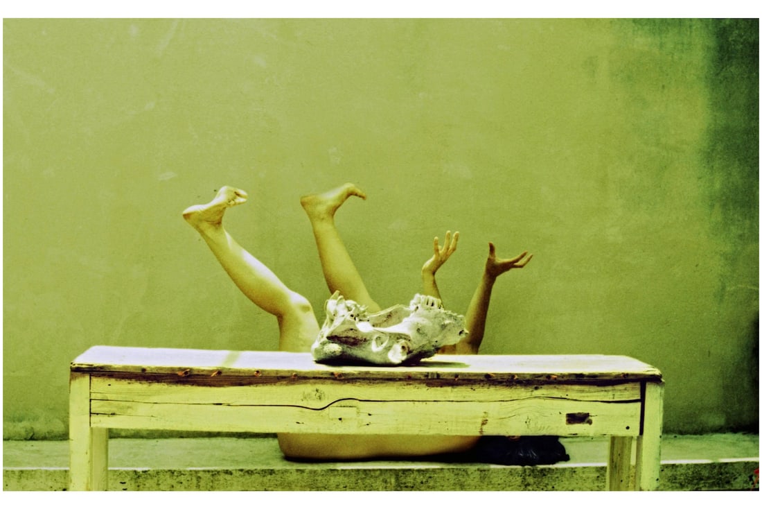 Ein Hod, Israel, 35mm Analogue Pentax Asahi Photography Art Print 24 x 16 in, Conrado Maleta, Cuba: Tittle: She Laughs to Sugary Clouds. Ein Hod Village Har HaKarmel Israel, Analogue Expired Color 35 mm Kodak Film. Contemporary Cuban Art, Arte Cubano Contemporaneo En La Diaspora. Limited Edition Sig