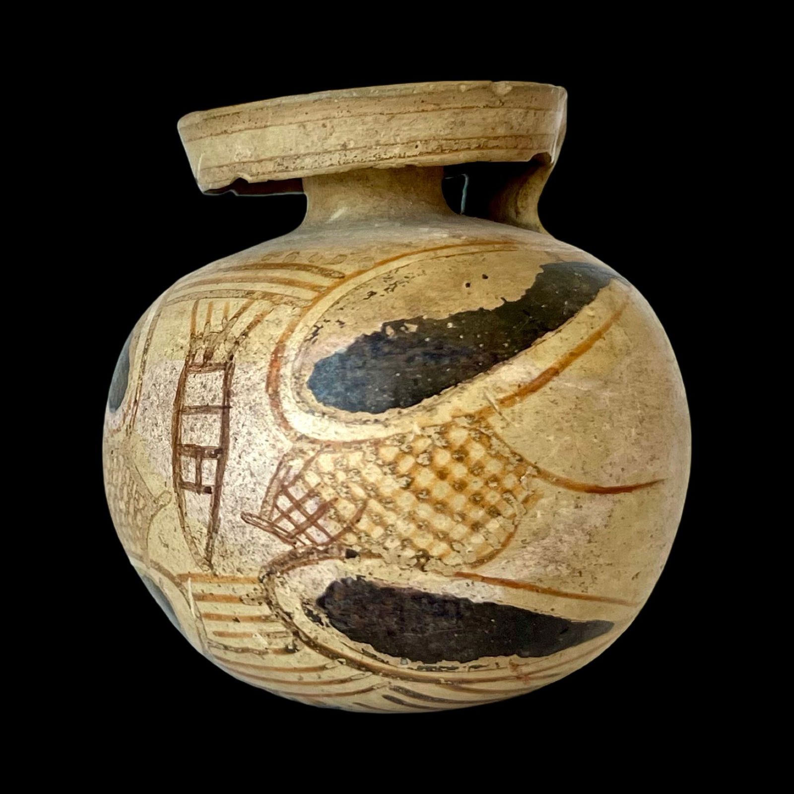 Ancient Greek Corinthian Pottery Aryballo, Ca 600 BCE. Antiquities And Collectibles, History (1 of 7)