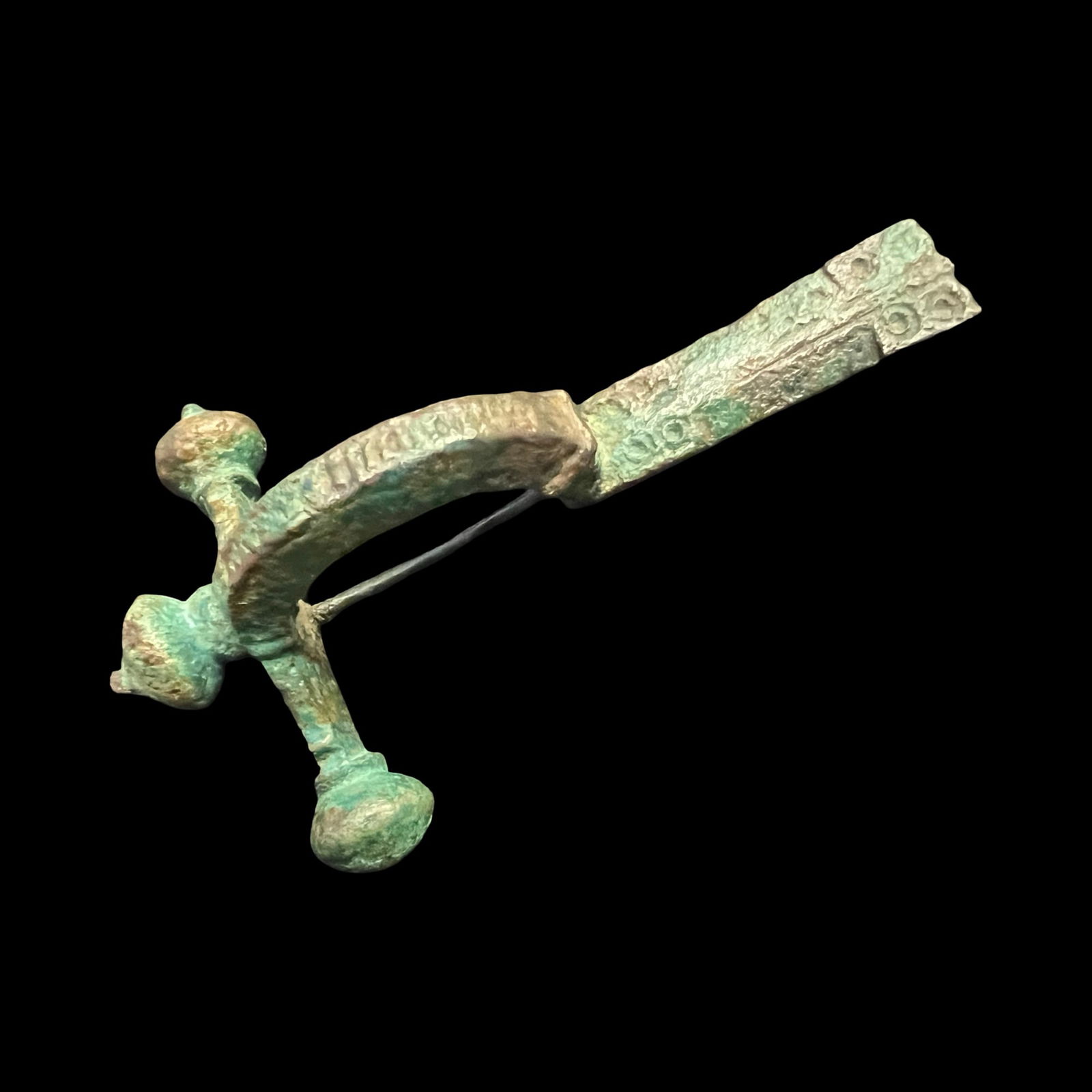 Ancient Roman Empire, A Bronze Crossbow Fibula Brooch. Antiquities And Collectibles, History (1 of 3)