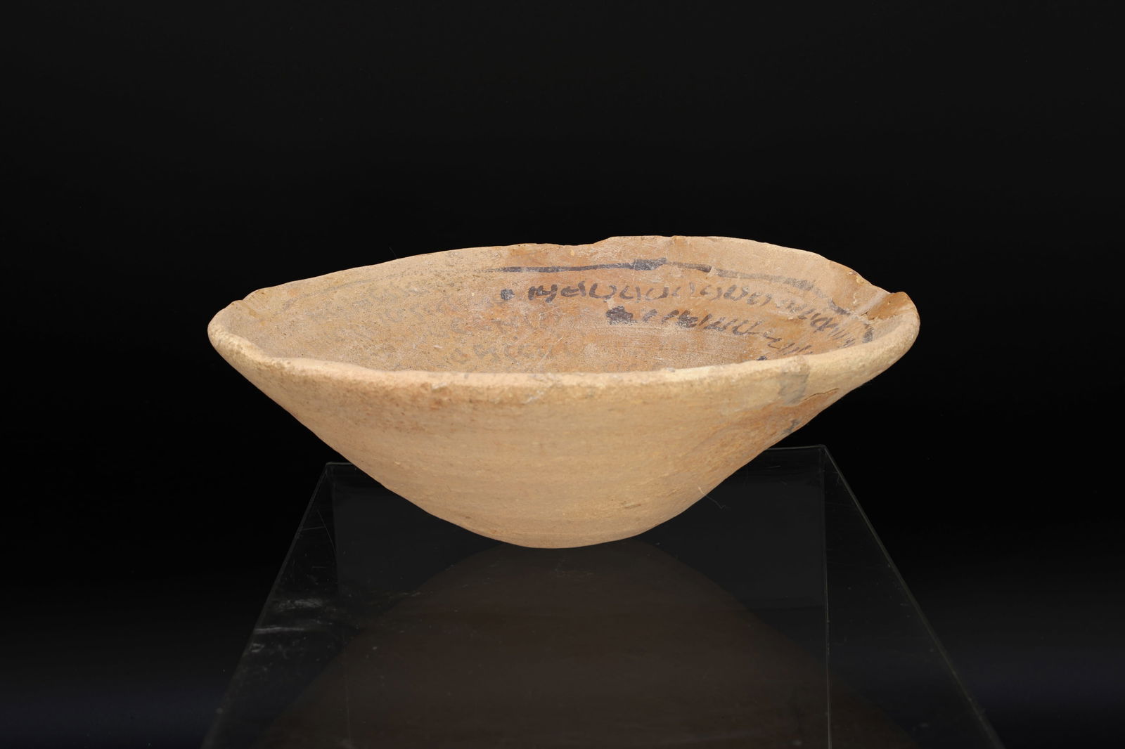 Ancient 6th Century AD Mesopotamian Incantation Bowls, Terracotta Shallow Magic Tools, Middle East (1 of 8)