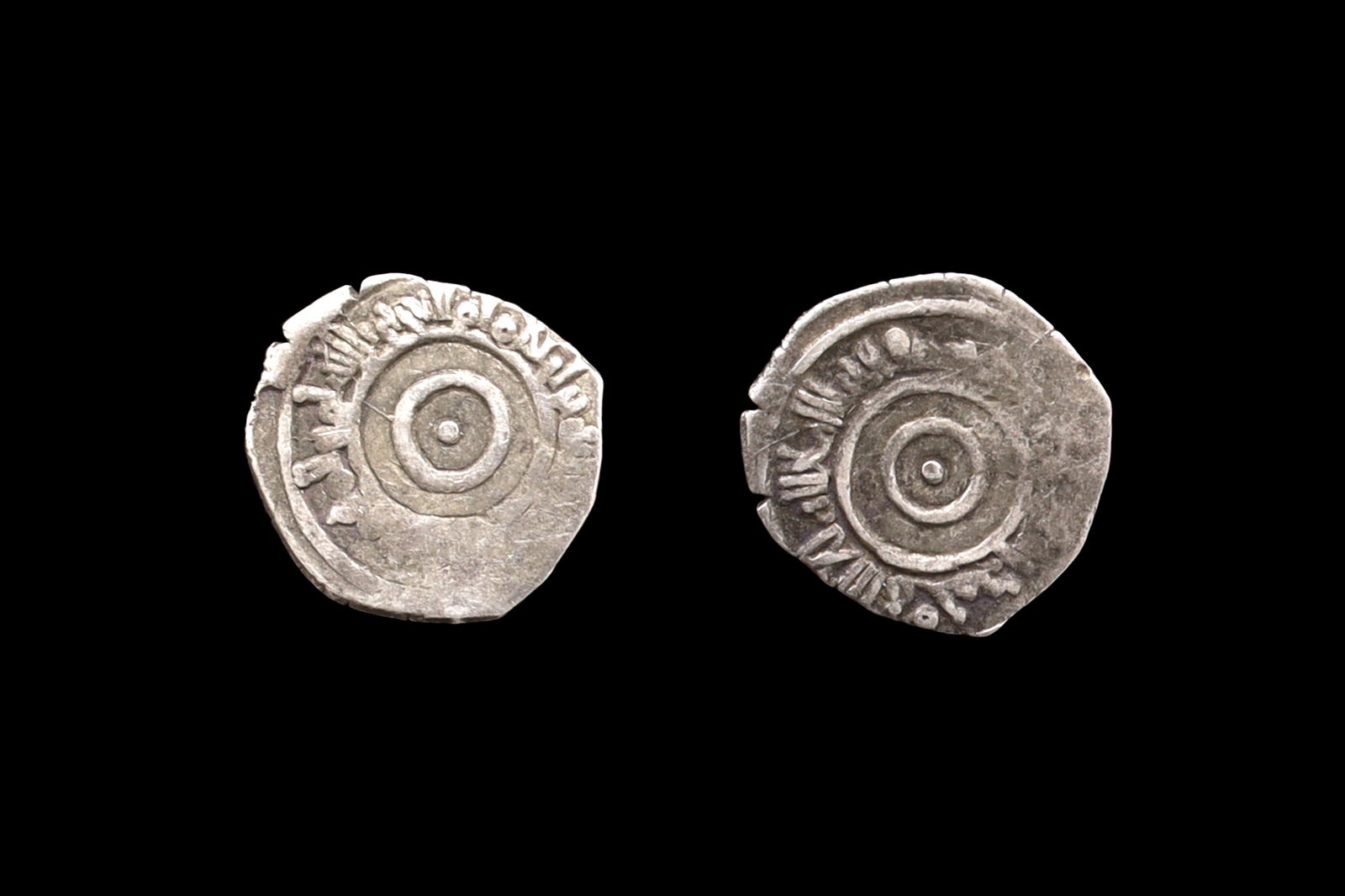 Medieval Egypt, Fatimids, al-Aziz Billeh, Fractional Value Of Half Dirham, Islamic Silver Coin Dinar - 4