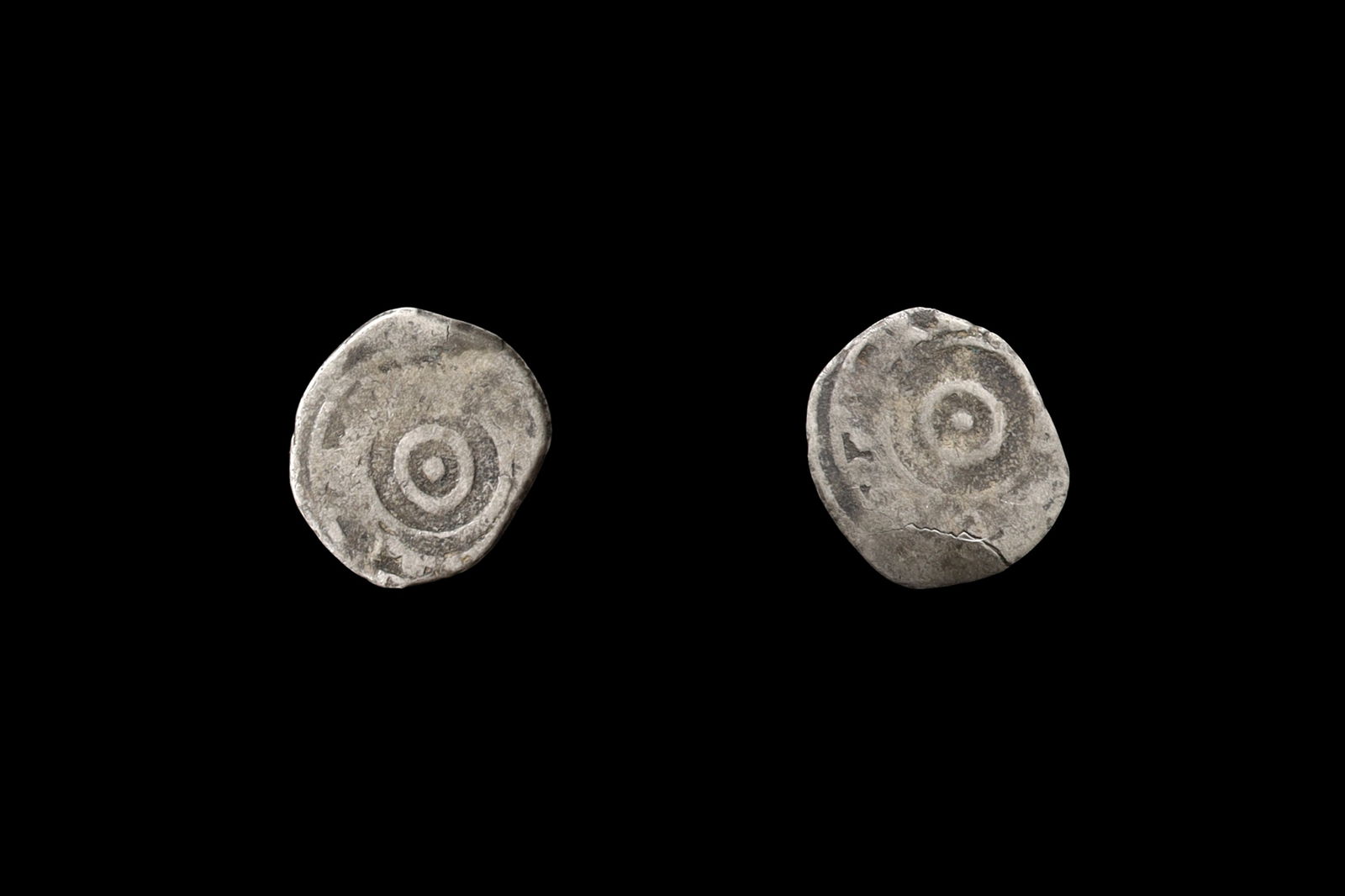 Medieval Egypt, Fatimids, al-Aziz Billeh, Fractional Value Of Half Dirham, Islamic Silver Coin Dinar - 4