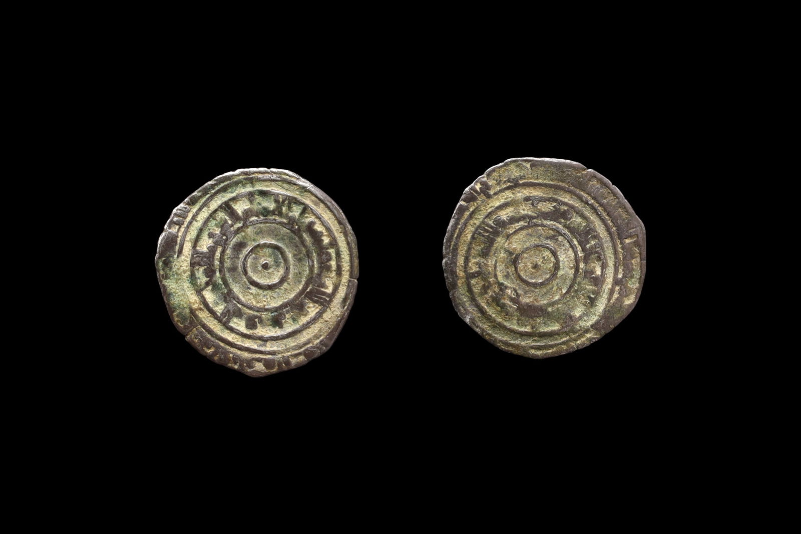 Medieval Egypt, Fatimids, al-Aziz Billeh, Fractional Value Of Half Dirham, Islamic Silver Coin Dinar - 4