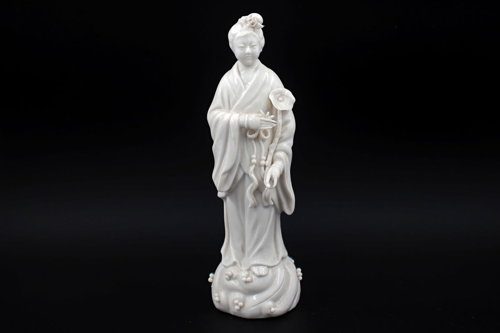 Antique Early 20th Century Dehua, Blanc De Chine Porcelain Statuette Of Guanyin, Female Bodhisattva (1 of 4)