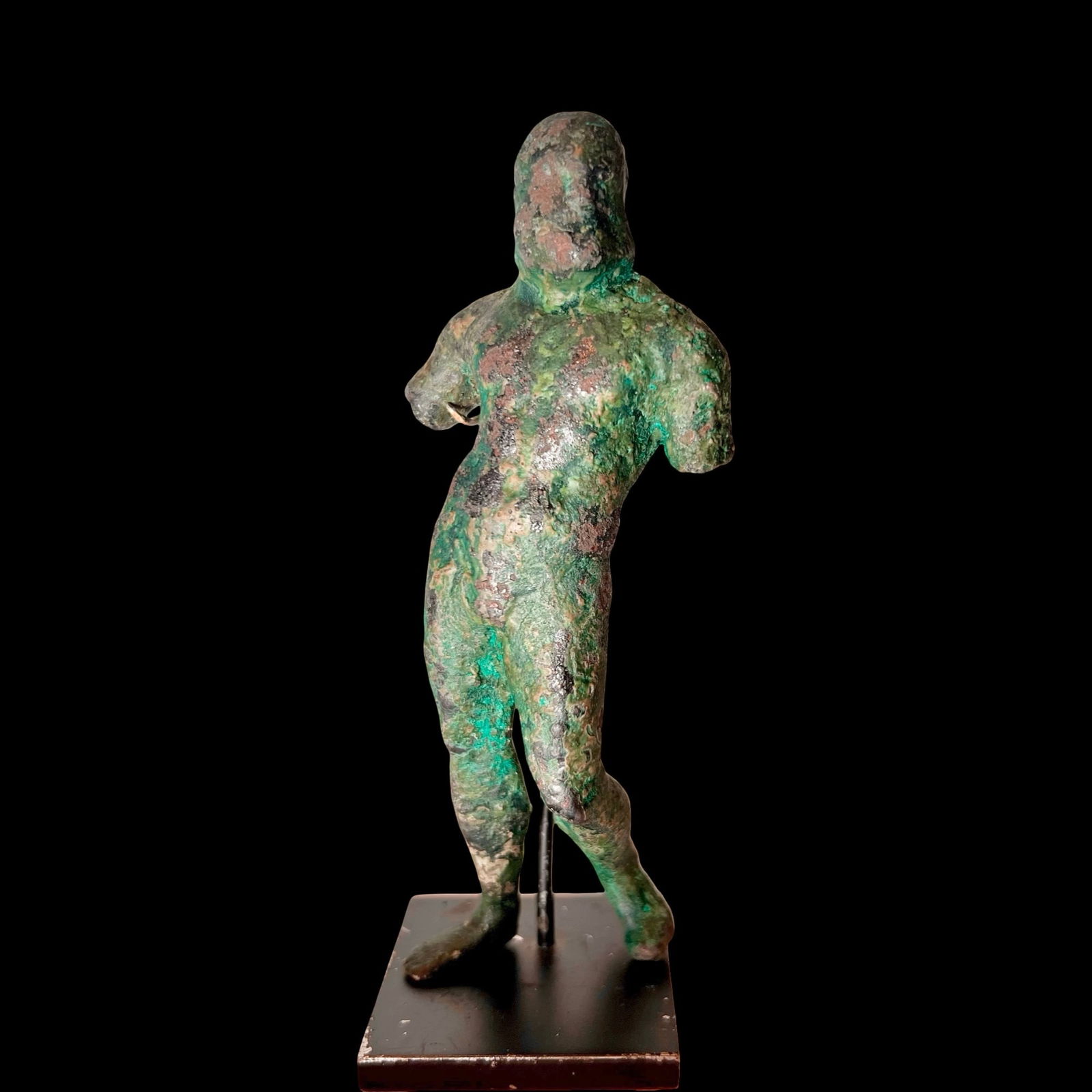 Roman Bronze Statuette of Nude God Zeus. Height 5.5 inches. Antiquities, Collectibles And History (1 of 5)