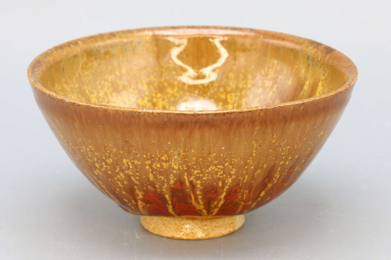 Kazumasa Kobayashi, Vintage 1970s Tea Bowl Cup, Kyoto Glazed Ceramic, Incredible Beautiful Piece: Kazumasa Kobayashi, Vintage 1970s Tea Bowl Cup, Kyoto Glazed Ceramic, Incredible Beautiful Piece Of Kyoware By A Famous Artist Who Was A Nitten Exhibition Prize Winner In 1961. Seal Of The Artist Is S