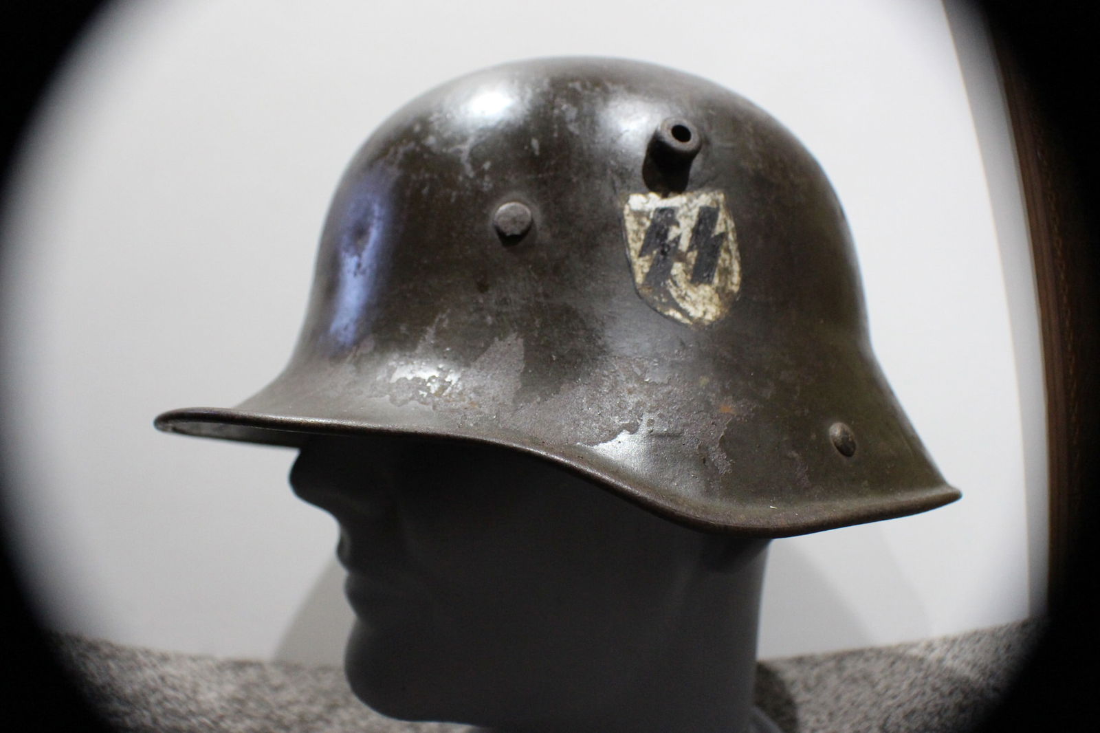 1917 Stalhelm with double decal SS (1 of 8)