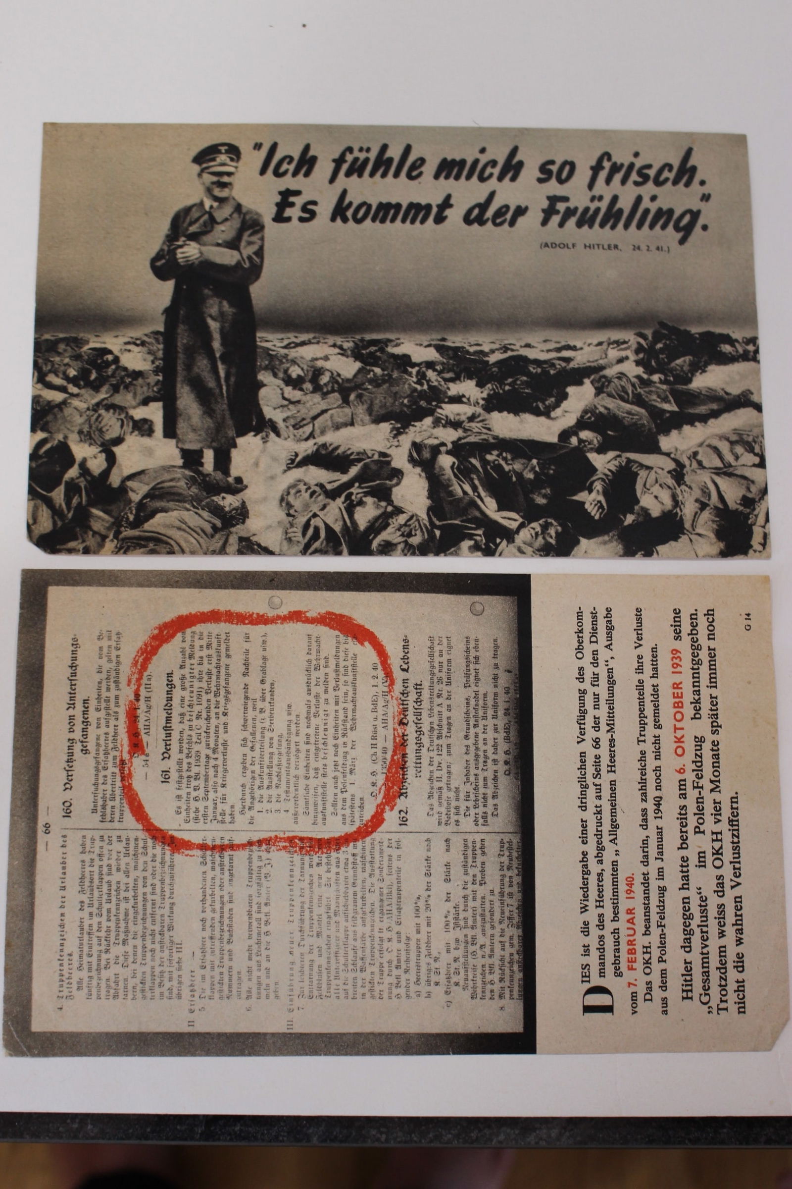 German World War 2 propaganda document (1 of 1)