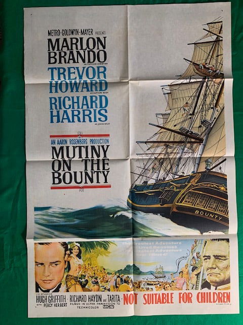 Original Australian One Sheet - Mutiny on the bounty (1 of 1)