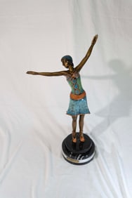 Art Deco Bronze Statue