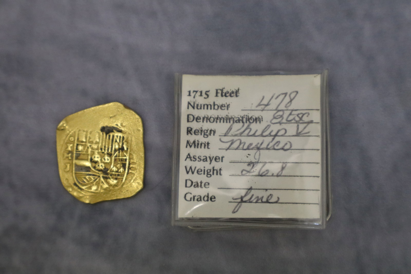 1715 Spanish gold 8 escudos (1 of 7)