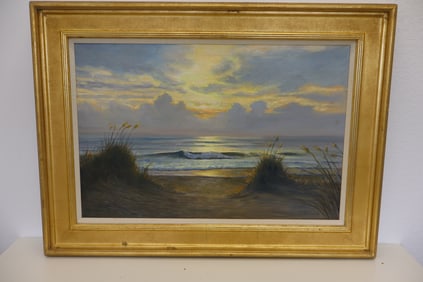 Gerald Hennesy Oil on Canvas "Hatteras Dawn"