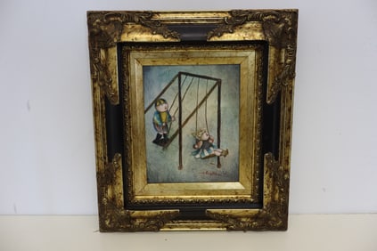 Joyce Roybal (American, b.1955) Oil On Canvas