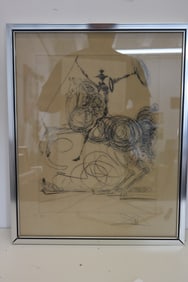 SALVADOR DALI DON QUIXOTE ETCHING