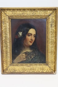 19th century European Oil on canvas painting