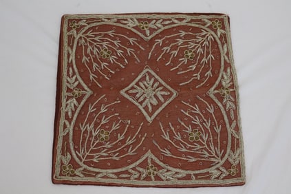 Hand Embroidered pillow cases.