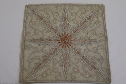 Hand Embroidered pillow cases.