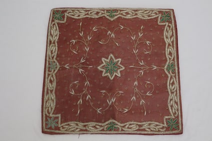 Hand Embroidered pillow cases.