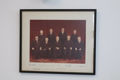 Burger Supreme Court Justices Photograph