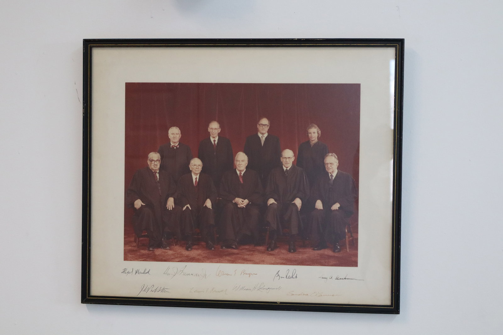 Burger Supreme Court Justices Photograph (1 of 11)