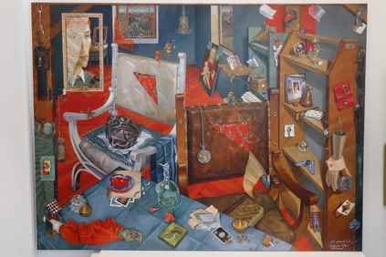 IGOR TULPANOV (RUSSIAN B. 1939), Giclee Titled "Room with the red floor"