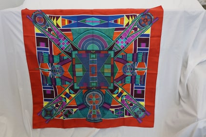 Hermes Silk Scarf