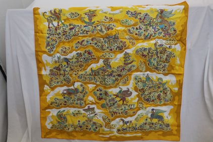 Hermes Silk Scarf