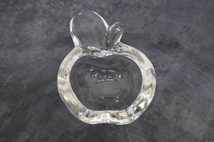 Apple shaped Crystal candy dish