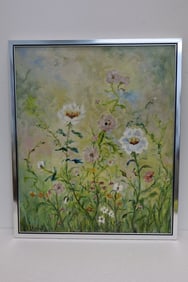 Flower painting signed "Fran S."