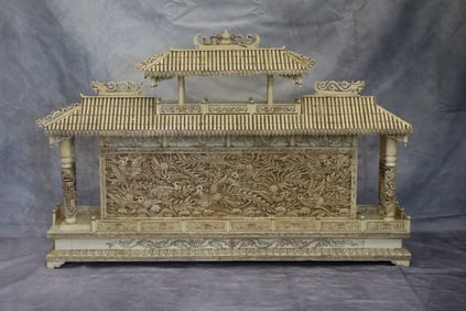 Oriental Hand Carved Temple