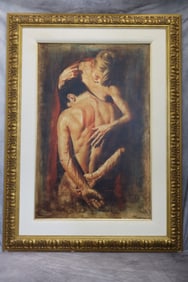 Thomas Rut "Rosso Scurro" painting