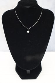 Platinum Diamond Pendant with Platinum chain