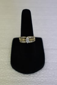 Engagement Ring with Band Insert