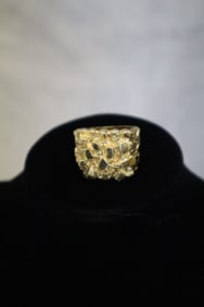 Gold Nugget Ring