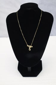 Saphire and Diamond Necklace