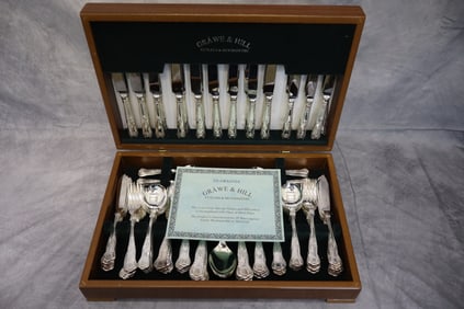Graw and Hill Silver plated Cutlery set