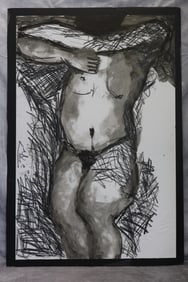 Original watercolor by Shoshana Becker (Israeli, American)