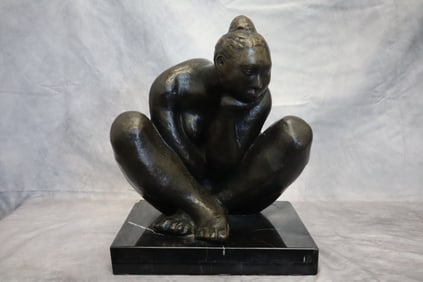 Jorge Luis Cuevas Bronze Statue