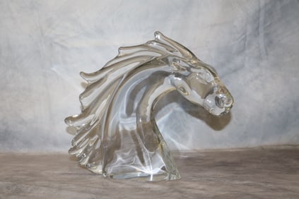 Daum France Crystal Horse