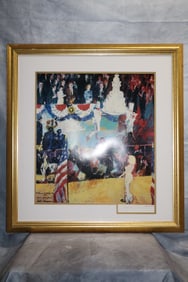 Presidents Birthday Leroy Neiman Print