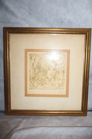 Etching signed by artist